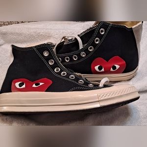 Comme des Garçons PLAY x Converse Chuck Taylor Hidden Heart High Top Sneaker